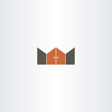 gate vector logo icon element designのイラスト素材