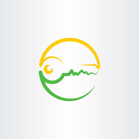 key vector logo illustrationのイラスト素材