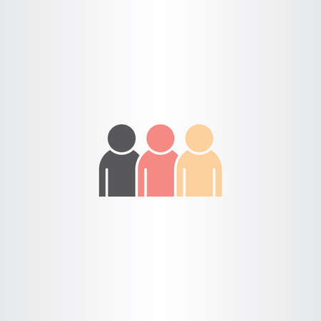 people icon design element symbolのイラスト素材