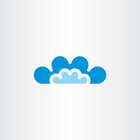 clouds vector icon symbolのイラスト素材