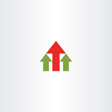 house arrows icon logo symbolのイラスト素材