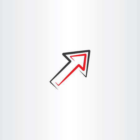 arrow icon symbol line elementのイラスト素材