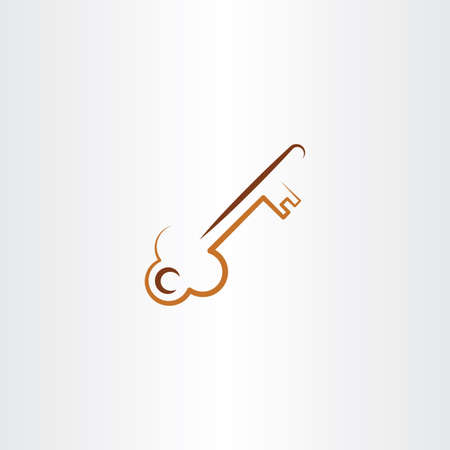 old skeleton key vector icon designのイラスト素材