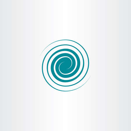 spiral swirl vector icon waveのイラスト素材