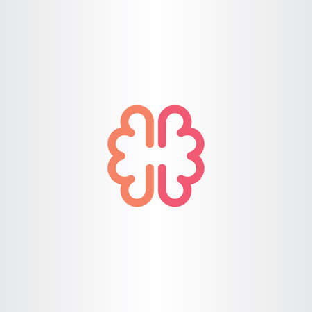brain vector icon symbol designのイラスト素材