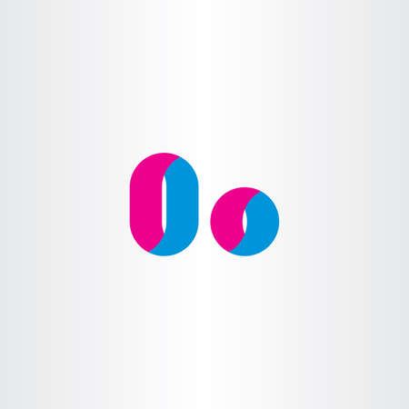 letter o symbol logotype design elements shapeのイラスト素材