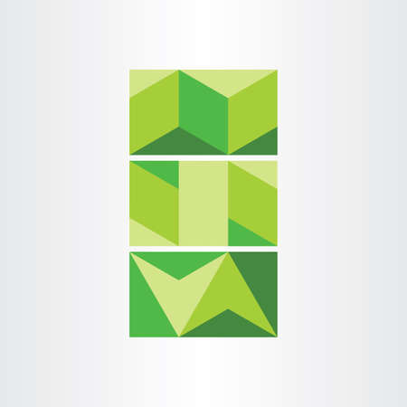 abstract geometric green backgroundのイラスト素材