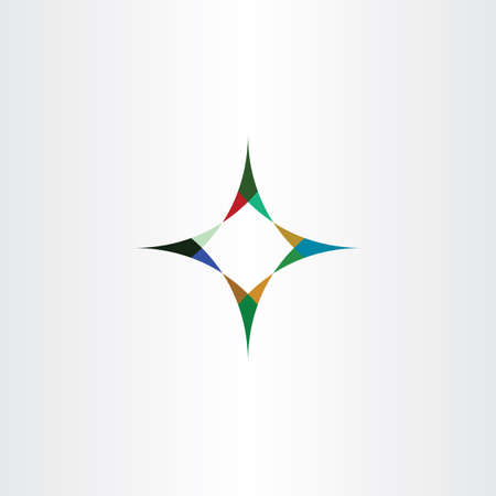 compass arrows sign vector iconのイラスト素材