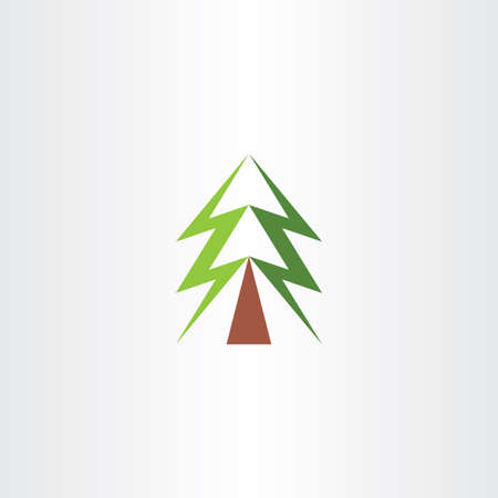 christmas tree vector symbolのイラスト素材