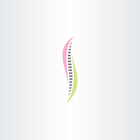 Spine logo symbol vector sign element designのイラスト素材