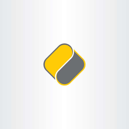 Square logo abstract vector company symbol designのイラスト素材