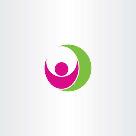 Health logo healthy man icon vectorのイラスト素材