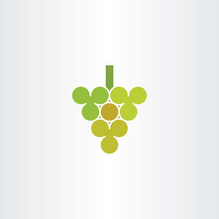 Grape logo vector symbol elementのイラスト素材