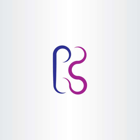 K logo blue purple icon letter designのイラスト素材