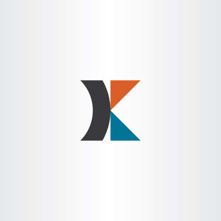 Logotype vector letter icon k symbol designのイラスト素材