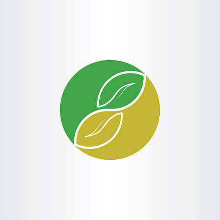 Season leaves vector logo signのイラスト素材