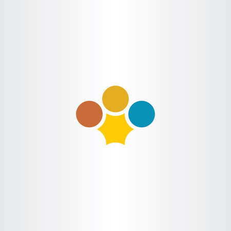Abstract star geometric logo symbolのイラスト素材