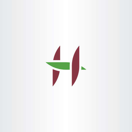 H letter logotype element symbolのイラスト素材