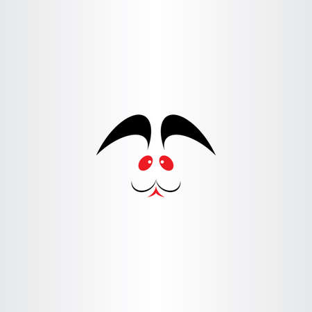 Logo rabbit symbol vector elementのイラスト素材