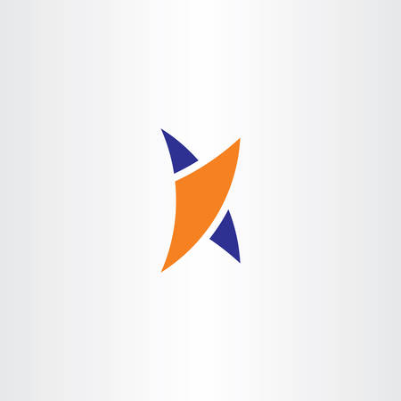 K logo blue orange icon sign symbolのイラスト素材