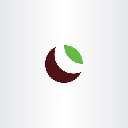 bio leaf letter o vector symbol elementのイラスト素材