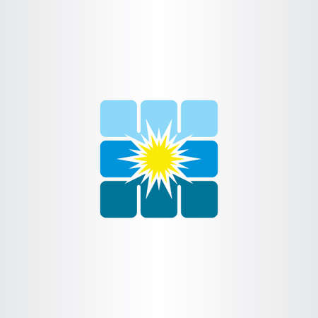 solar panel vector energy icon designのイラスト素材