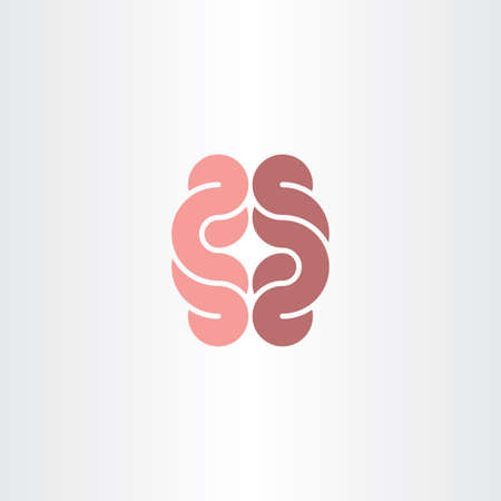 human gut icon vector symbol designのイラスト素材