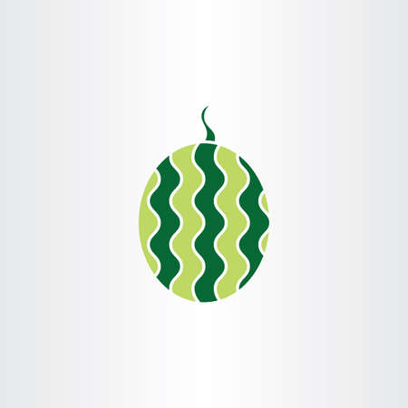 watermelon symbol vector elementのイラスト素材
