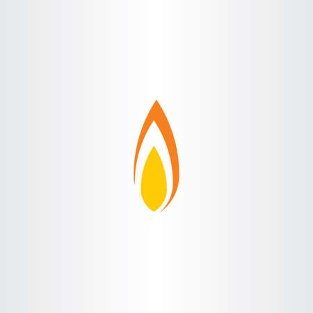 flame fire icon symbol element designのイラスト素材