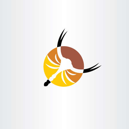 scorpion icon design vector symbolのイラスト素材