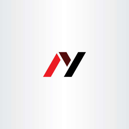 ny letter n and y vector icon symbol designのイラスト素材