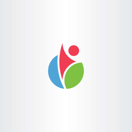 healthy man icon symbol winner vector designのイラスト素材