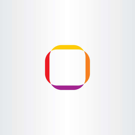 abstract business square symbolのイラスト素材