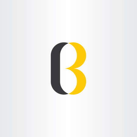 letter b black vector signのイラスト素材