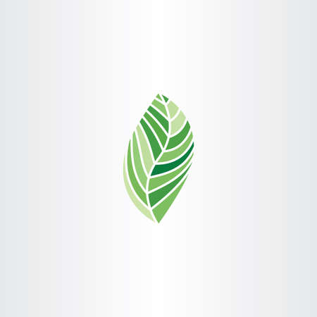 natural bio leaf plant eco symbol sign elementのイラスト素材