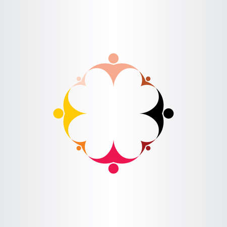 old and young people vectorのイラスト素材