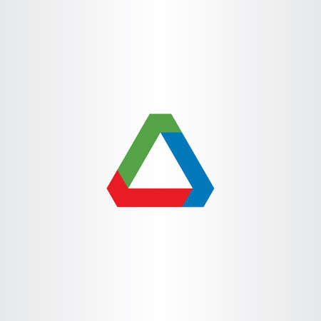business triangle sign desegn vectorのイラスト素材