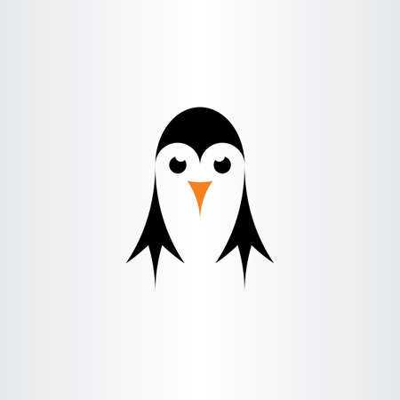 little penguin symbol element signのイラスト素材