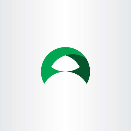 green letter a symbol vector signのイラスト素材