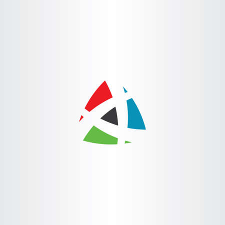 a symbol element letter icon colorful signのイラスト素材