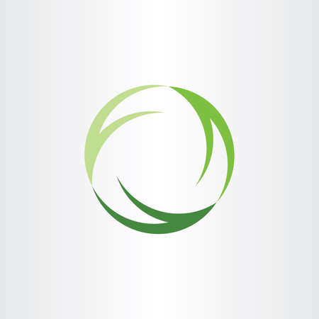green symbol recycle ecology vector sign iconのイラスト素材