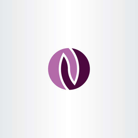 purple o letter symbol design elementのイラスト素材