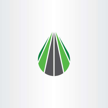 road highway path icon symbol vectorのイラスト素材