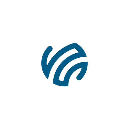 blue globe icon vector sign design elementのイラスト素材