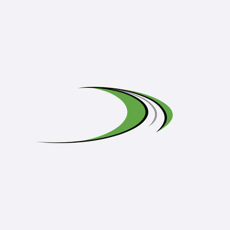 road icon highway symbol vector design elementのイラスト素材