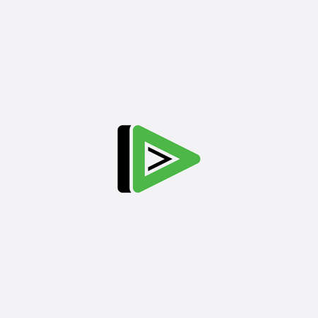 play icon sign vector designのイラスト素材