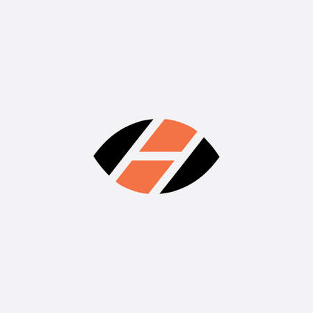 h icon letter vector symbolのイラスト素材