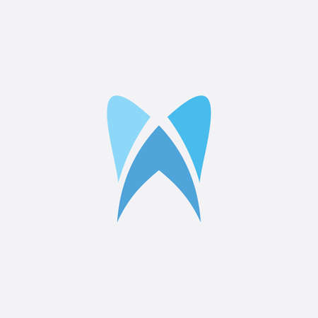 tooth icon element symbol signのイラスト素材