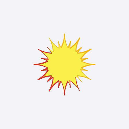 sun vector icon solar energy symbolのイラスト素材