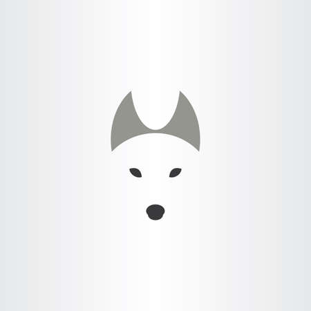 wolf symbol design vector icon elementのイラスト素材